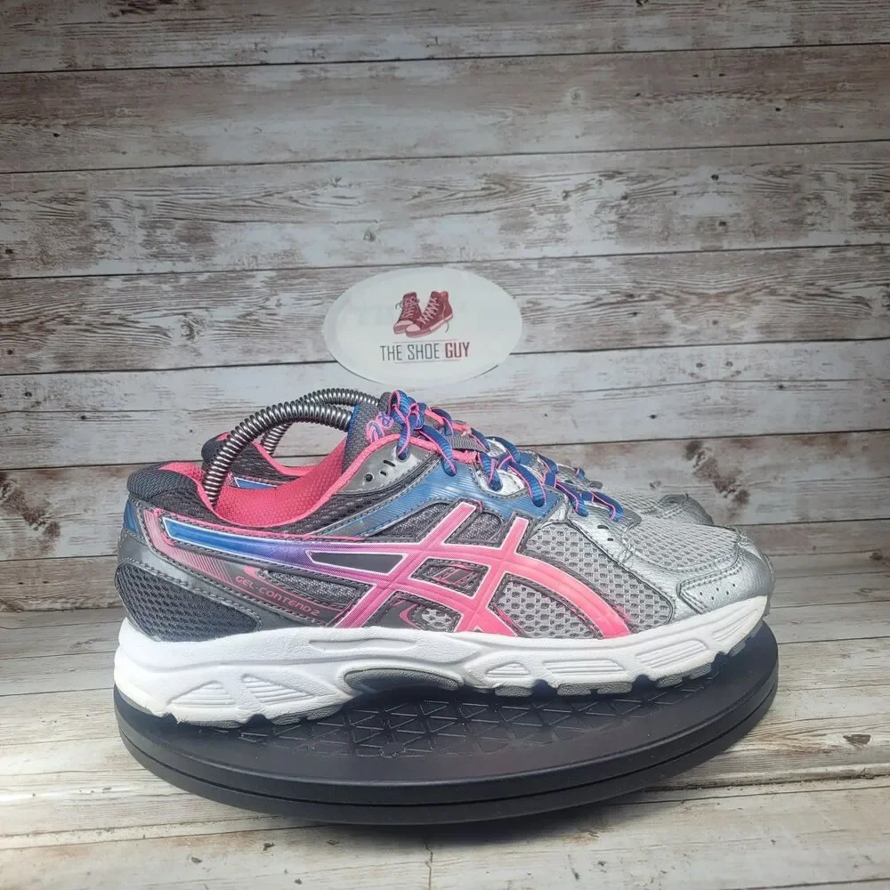 ASICS Gel-Contend 2 Women Size 9.5 Grey Athletic Running Shoes